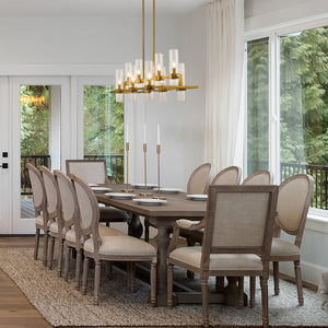 Datus 10 Light Linear Chandelier