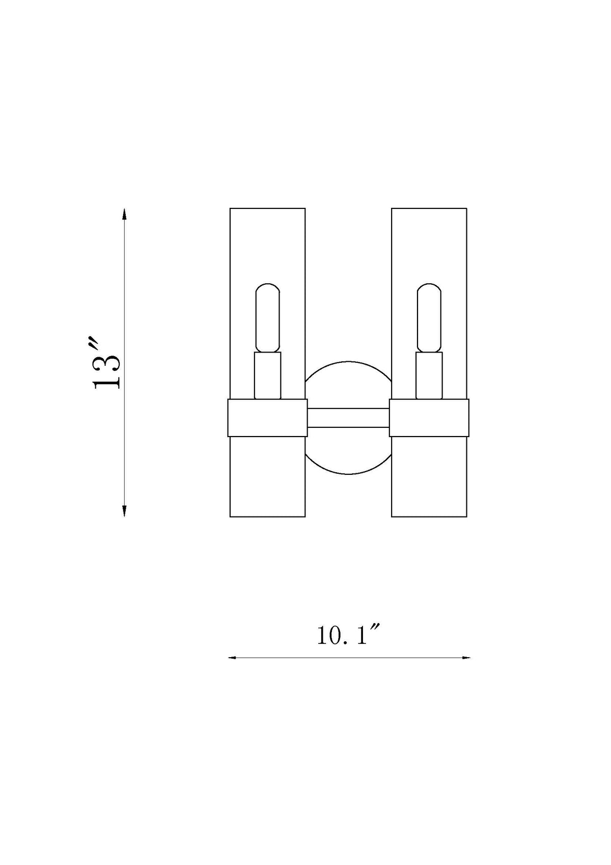 Datus 2 Light Wall Sconce