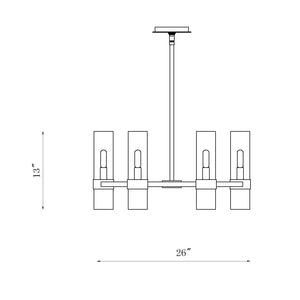 Datus 6 Light Chandelier