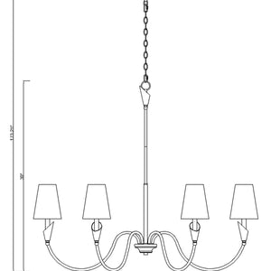 Claudelle 6 Light Chandelier