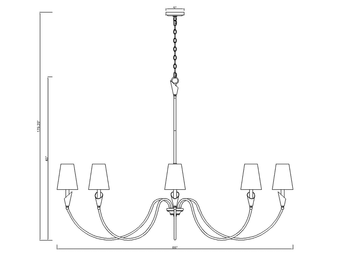 Claudelle 8 Light Chandelier