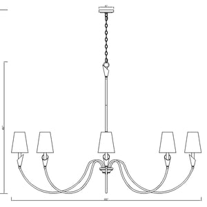 Claudelle 8 Light Chandelier