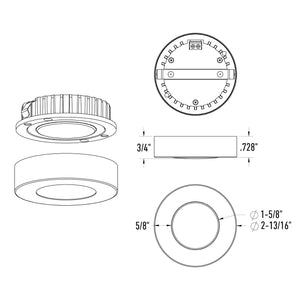 PUSH PUCK 24V CCT Surface Mount