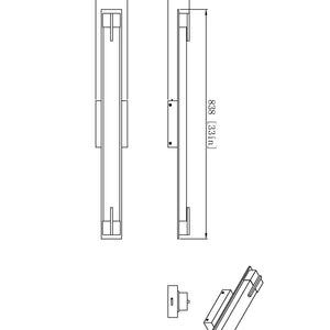 Chase 1 Light Vanity