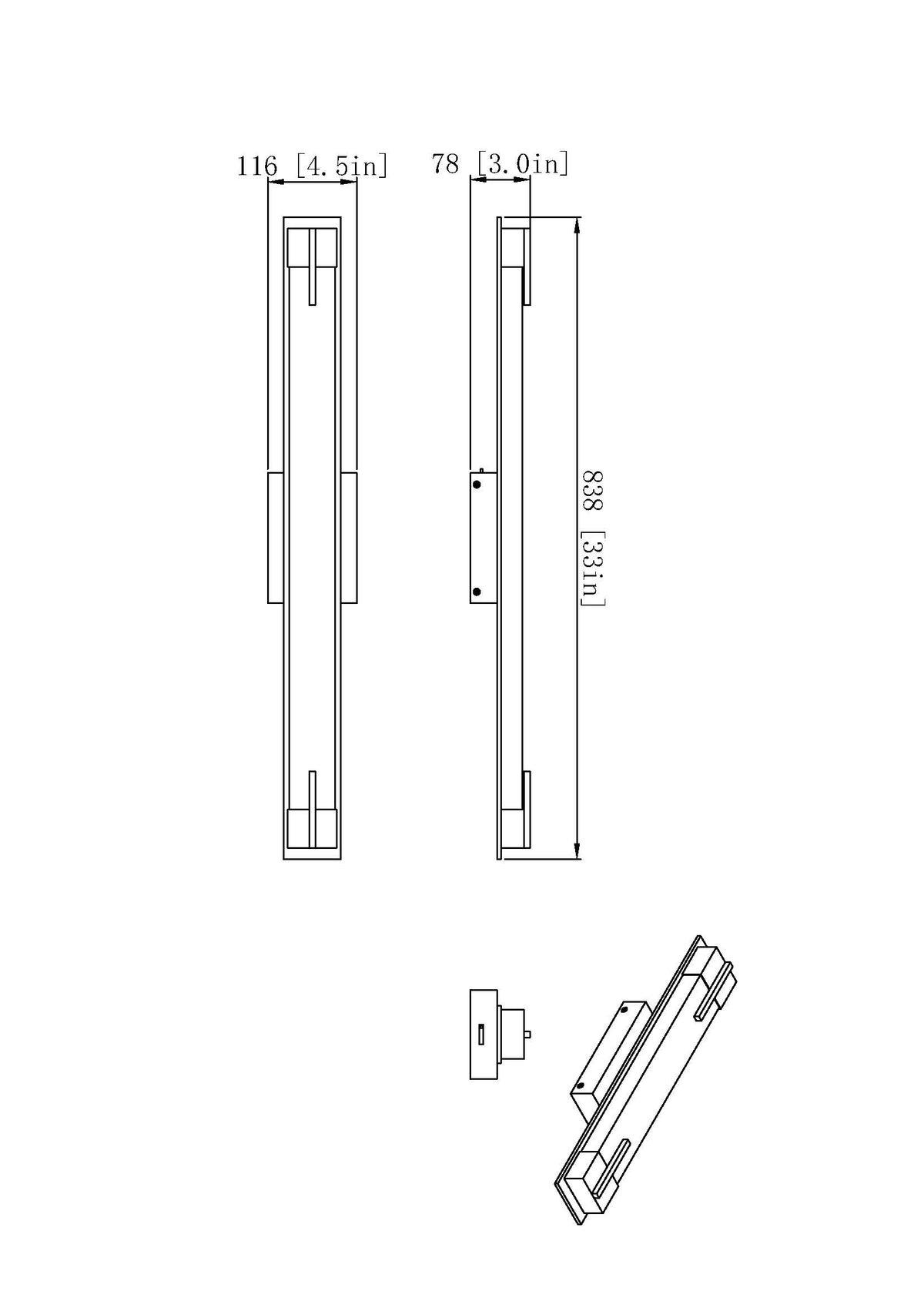 Chase 1 Light Vanity