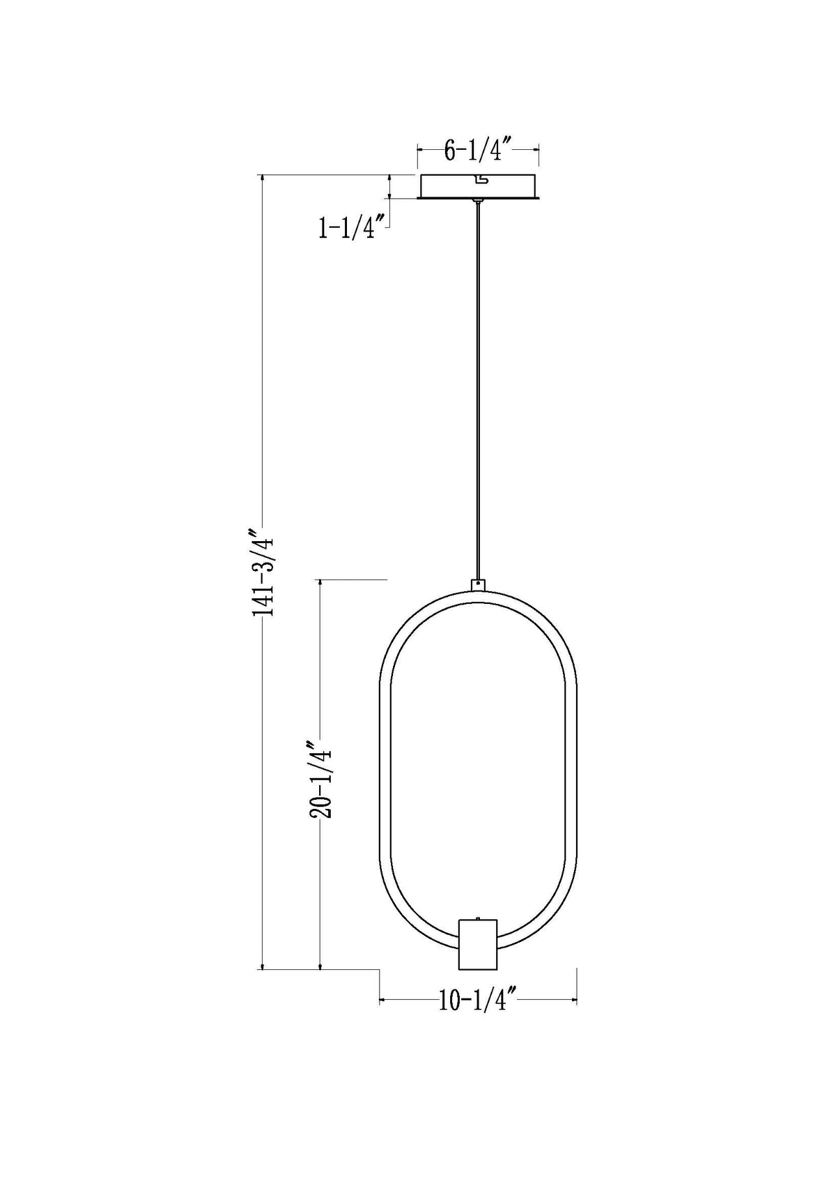 Saros 1 Light Pendant