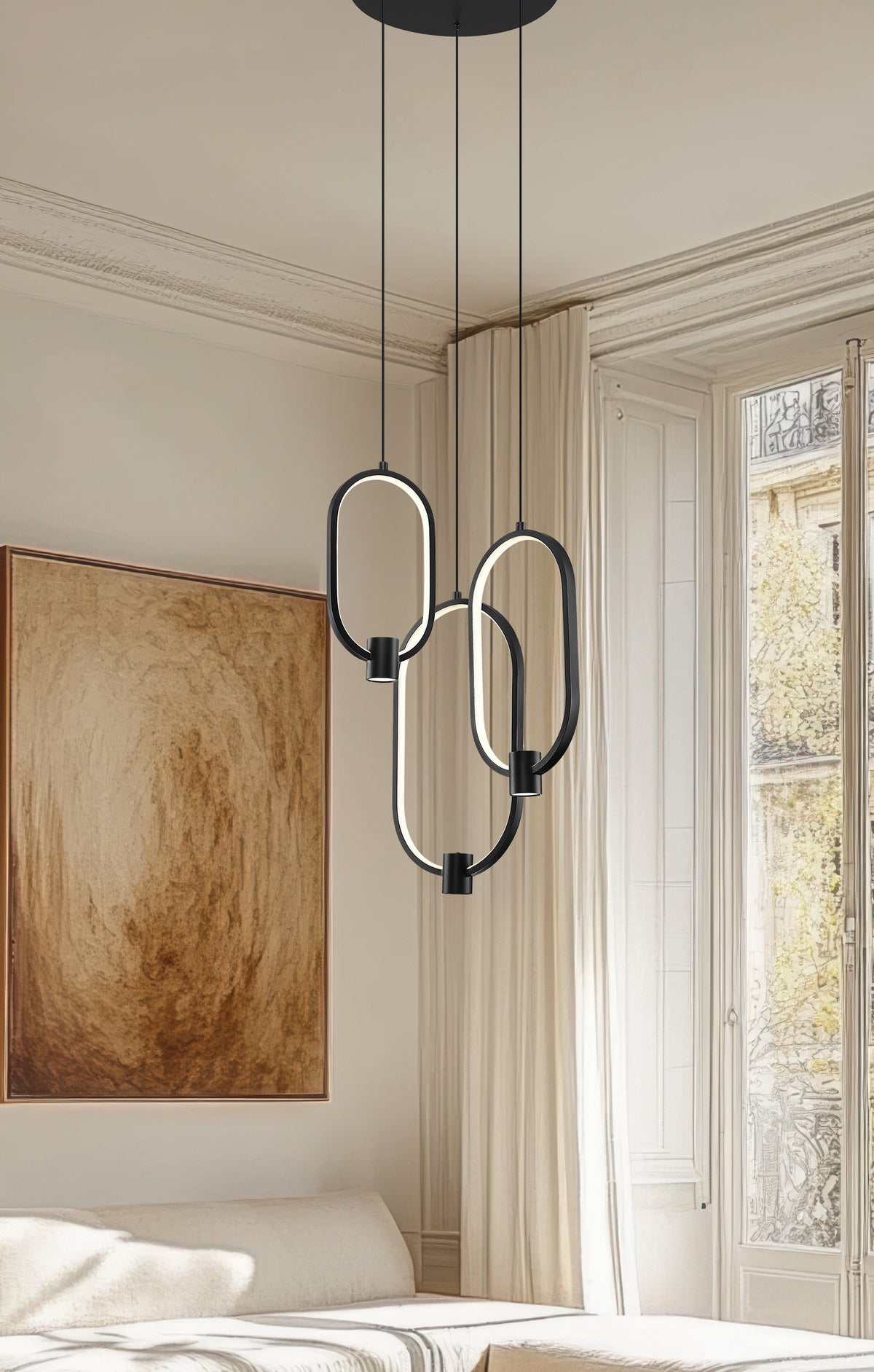Saros 3 Light Chandelier