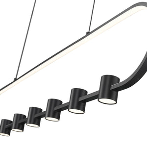 Saros 7 Light Linear Chandelier