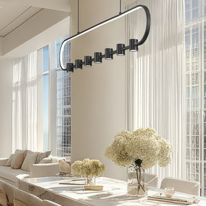 Saros 7 Light Linear Chandelier