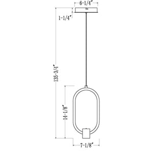 Saros 1 Light Pendant