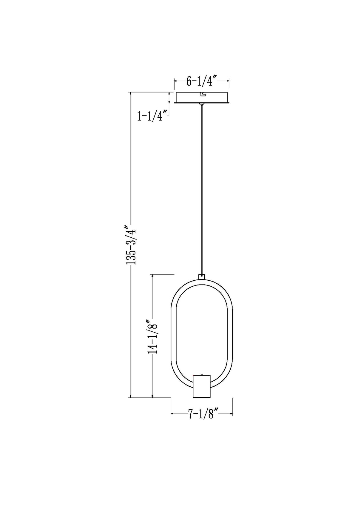Saros 1 Light Pendant