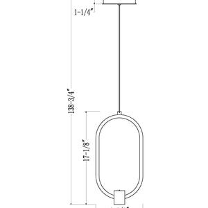 Saros 1 Light Pendant