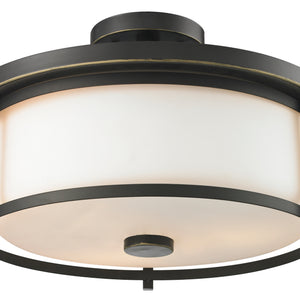 Savannah 3 Light Semi Flush Mount