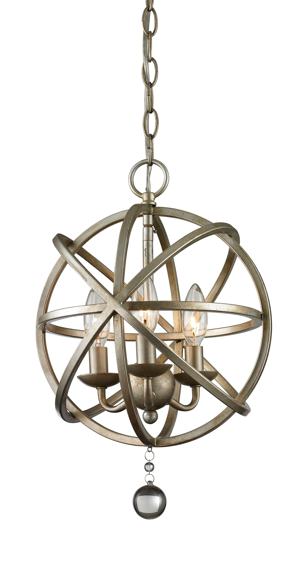 Acadia 3 Light Chandelier 3 x 60W - Candelabra