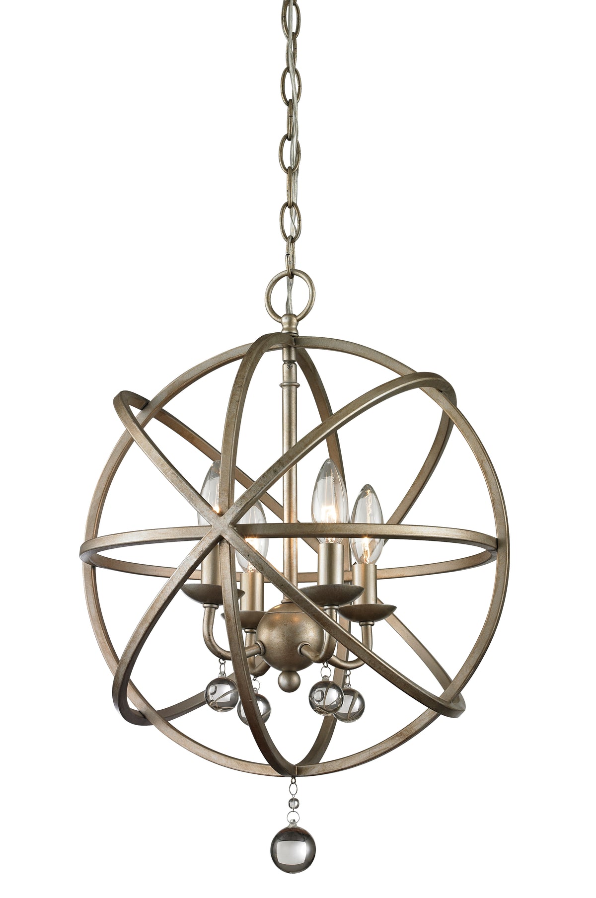 Acadia 4 Light Chandelier 4 x 60W - Candelabra