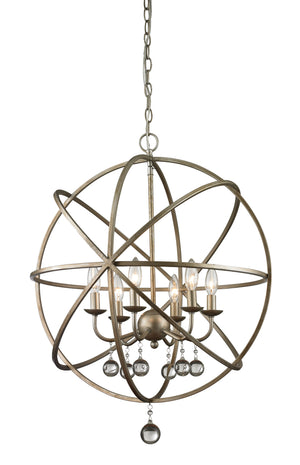 Acadia 6 Light Chandelier 6 x 60W - Candelabra