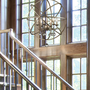 Acadia 6 Light Chandelier 6 x 60W - Candelabra