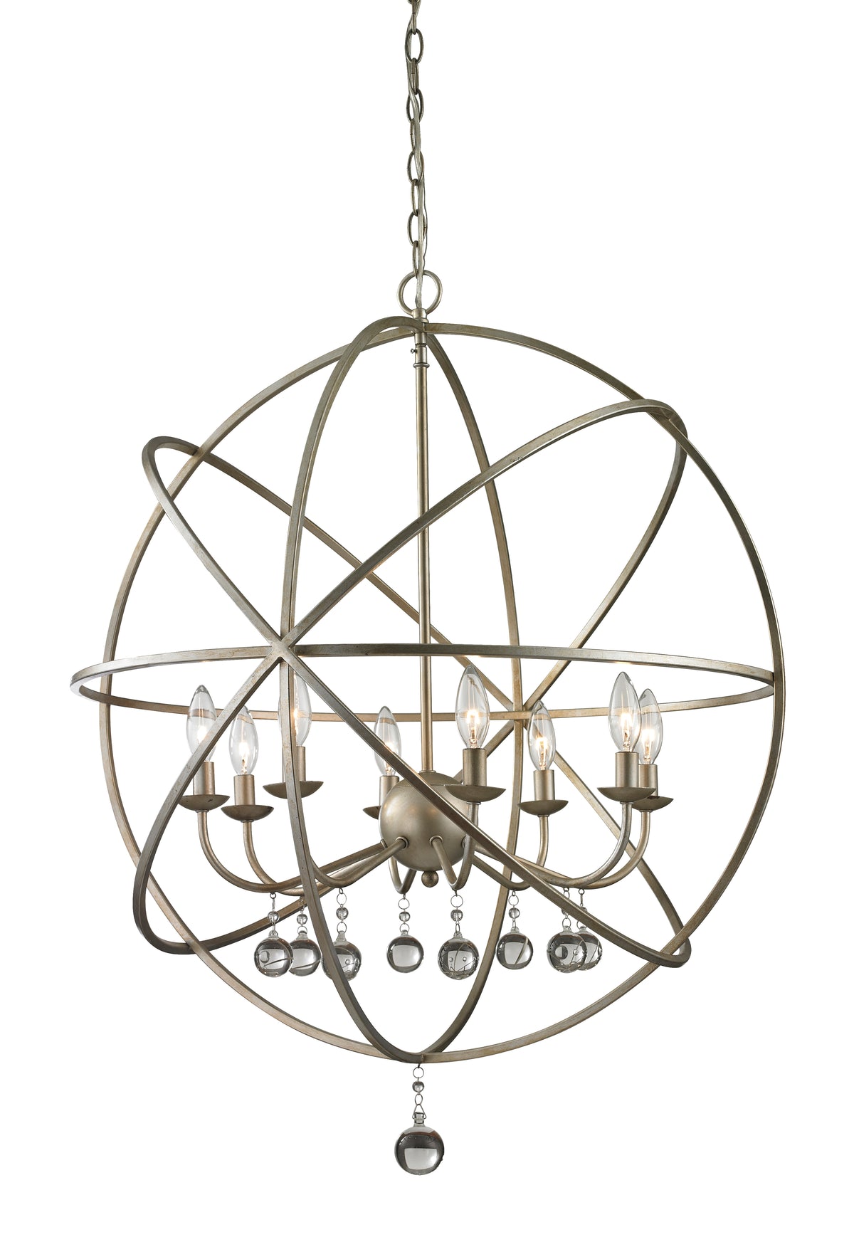 Acadia 8 Light Chandelier 8 x 60W - Candelabra