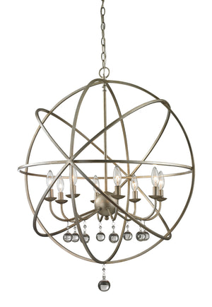 Acadia 8 Light Chandelier 8 x 60W - Candelabra