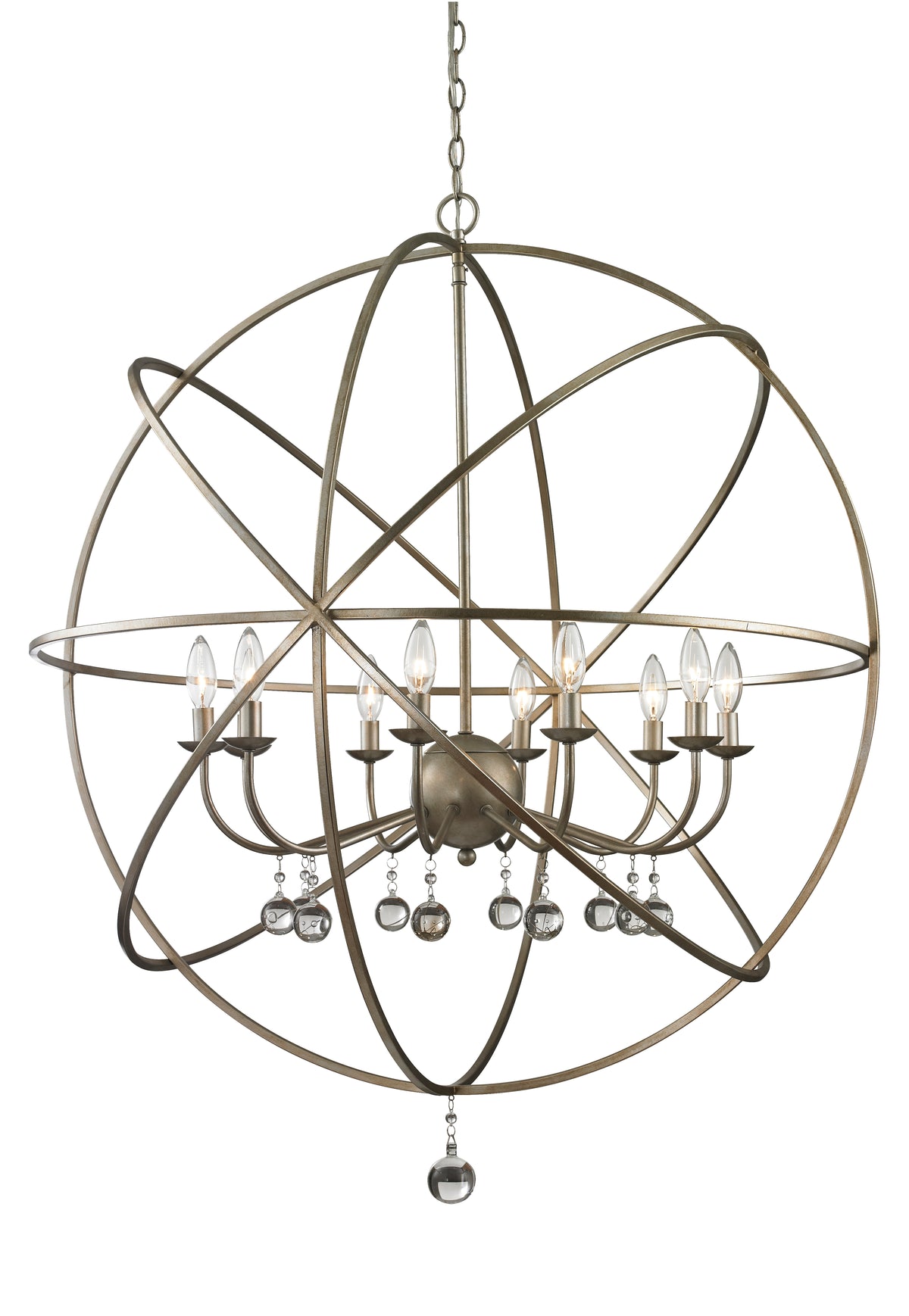 Acadia 10 Light Chandelier 10 x 60W - Candelabra