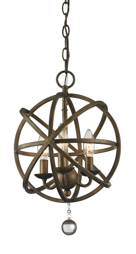 Acadia 3 Light Chandelier 3 x 60W - Candelabra