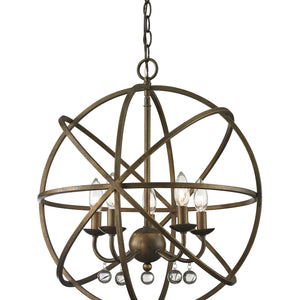 Acadia 5 Light Chandelier 5 x 60W - Candelabra