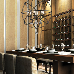 Acadia 6 Light Chandelier 6 x 60W - Candelabra