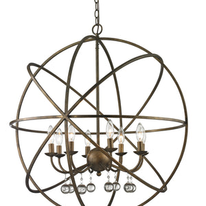 Acadia 8 Light Chandelier 8 x 60W - Candelabra