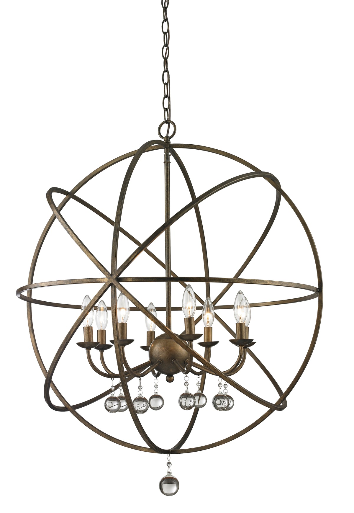 Acadia 8 Light Chandelier 8 x 60W - Candelabra