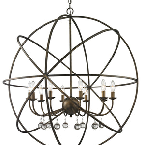 Acadia 10 Light Chandelier 10 x 60W - Candelabra