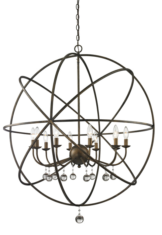 Acadia 10 Light Chandelier 10 x 60W - Candelabra