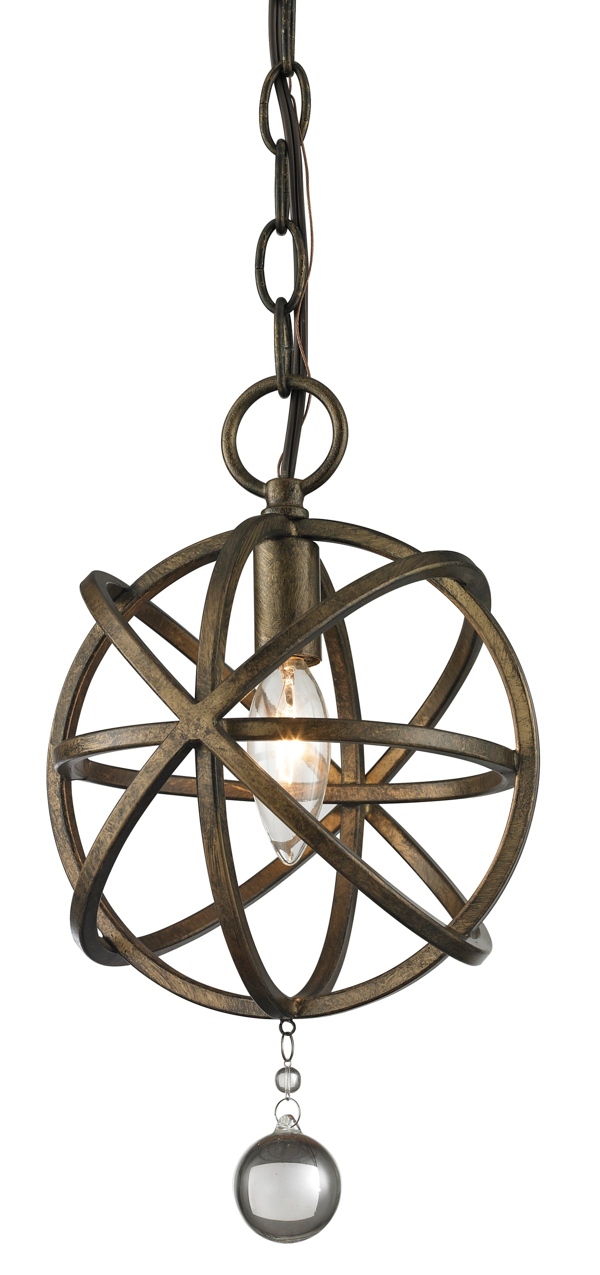 Acadia 1 Light Pendant 1 x 60W - Candelabra