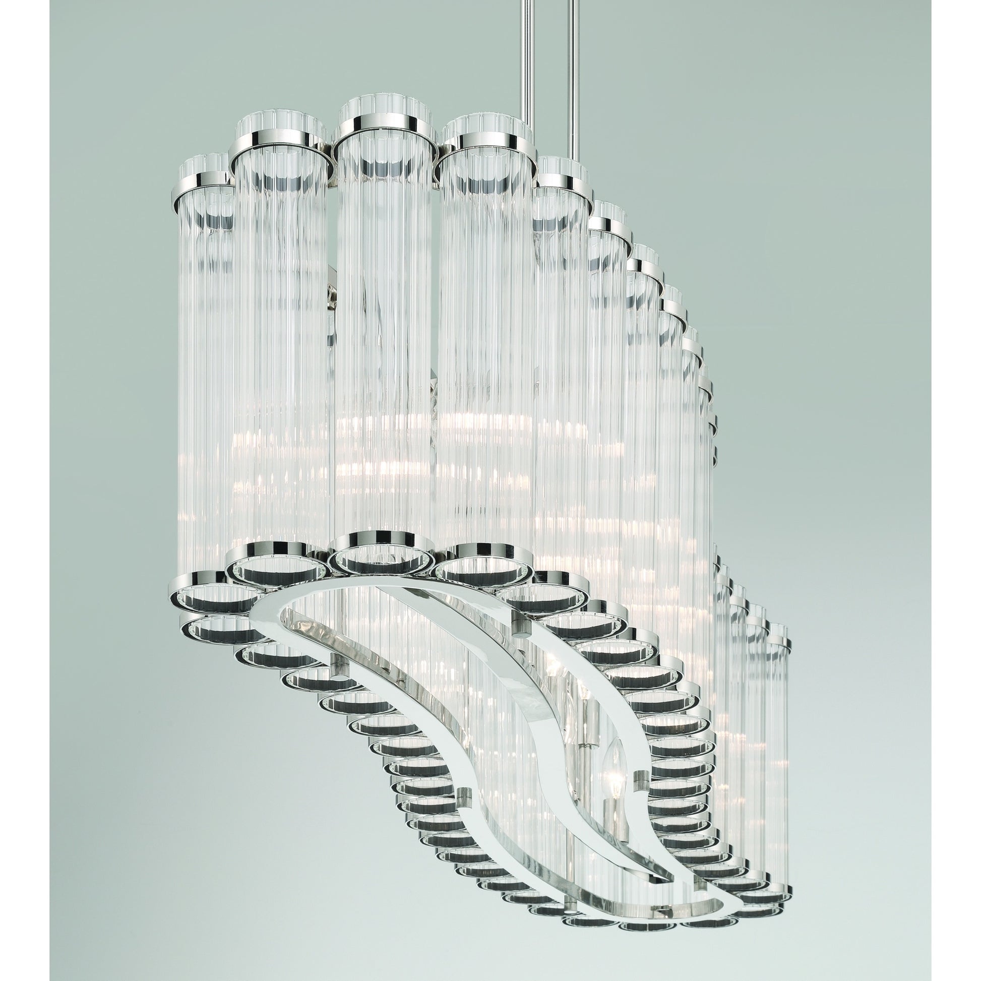 Glasbury 10-Light 52" Linear Chandelier