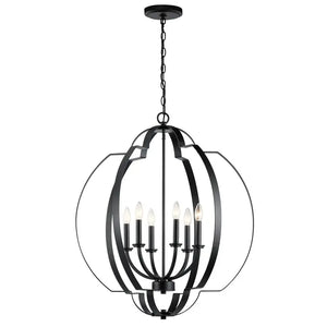 Voleta Foyer Chandelier 6Lt
