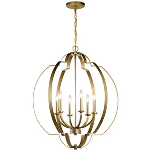 Voleta Foyer Chandelier 6Lt