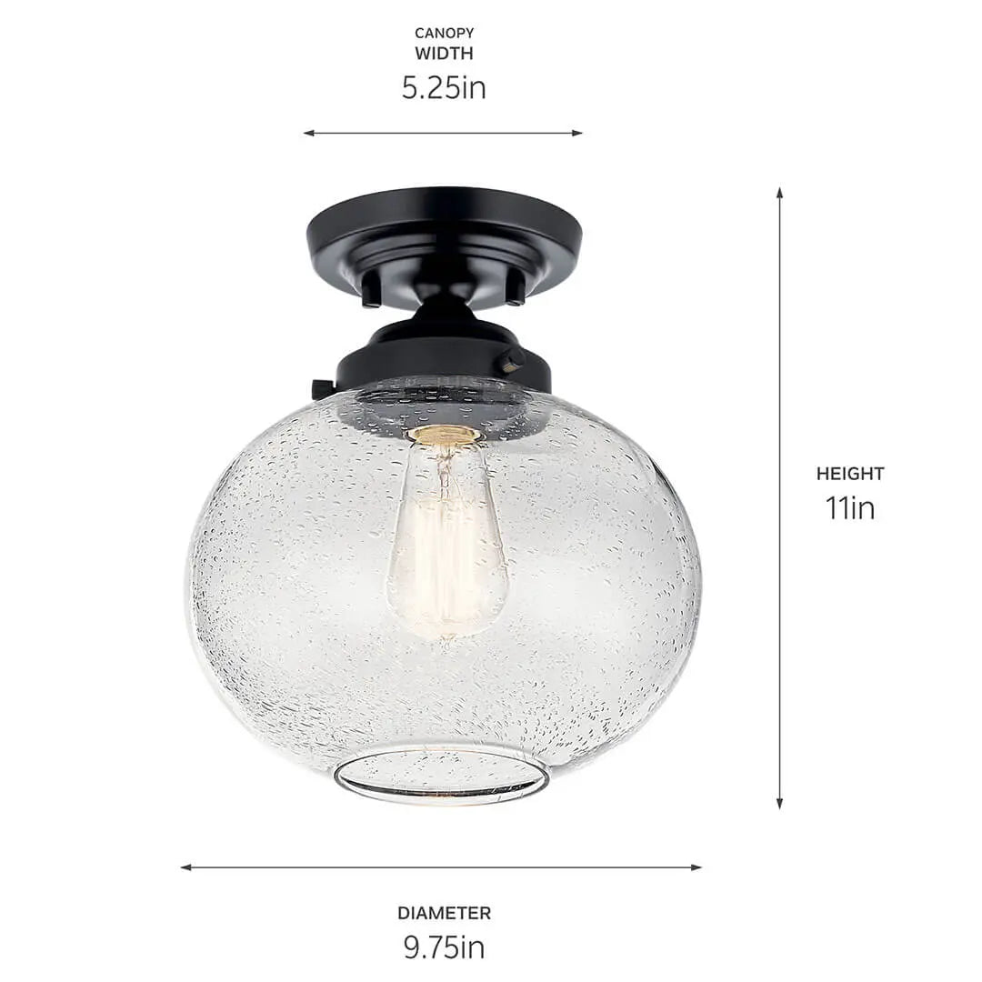Avery Semi Flush 1Lt