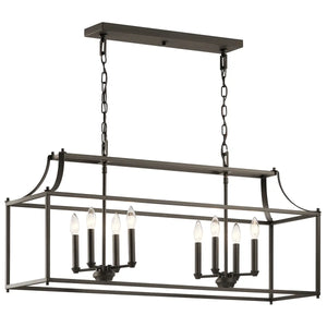 Morrigan Linear Chandelier 8Lt