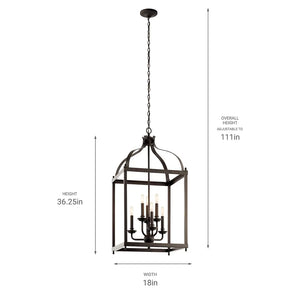 Larkin Foyer Chandelier 6Lt