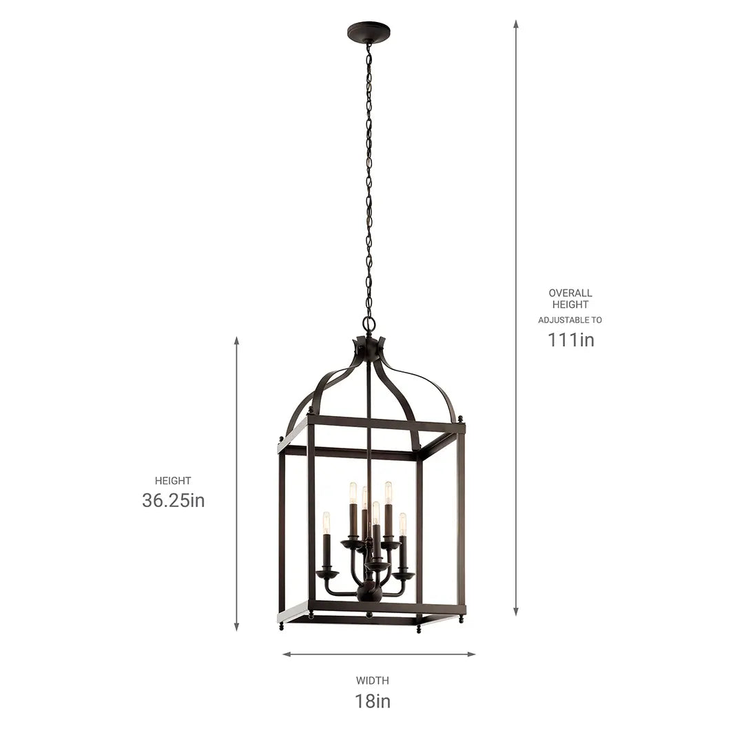 Larkin Foyer Chandelier 6Lt