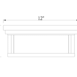 Willow 2 Light Flush Mount