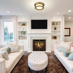 Willow 2 Light Flush Mount