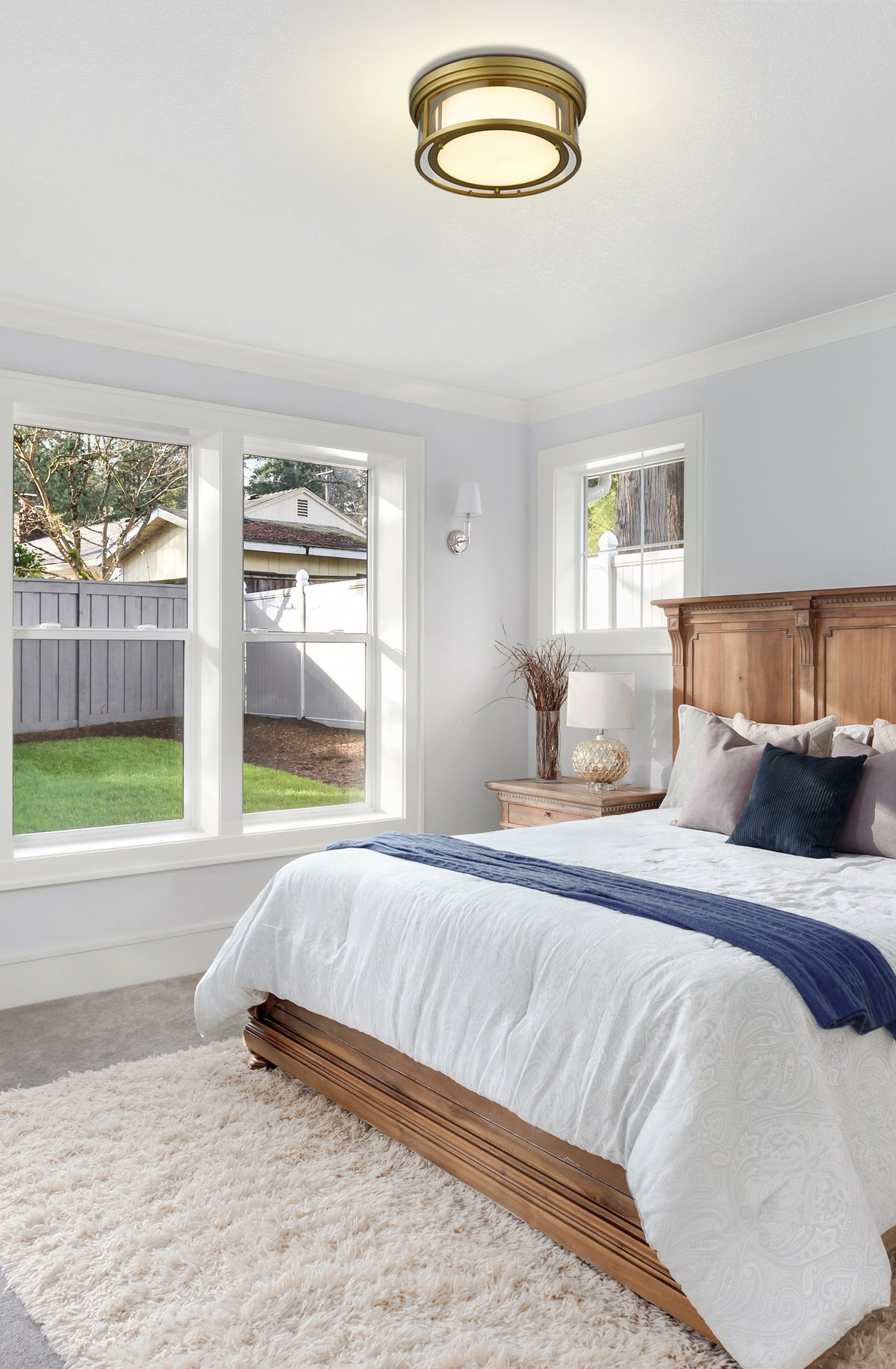 Willow 3 Light Flush Mount