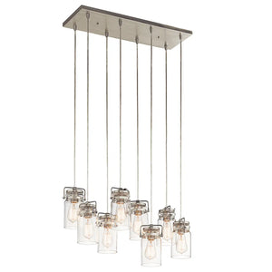 Brinley Linear Chandelier 8Lt