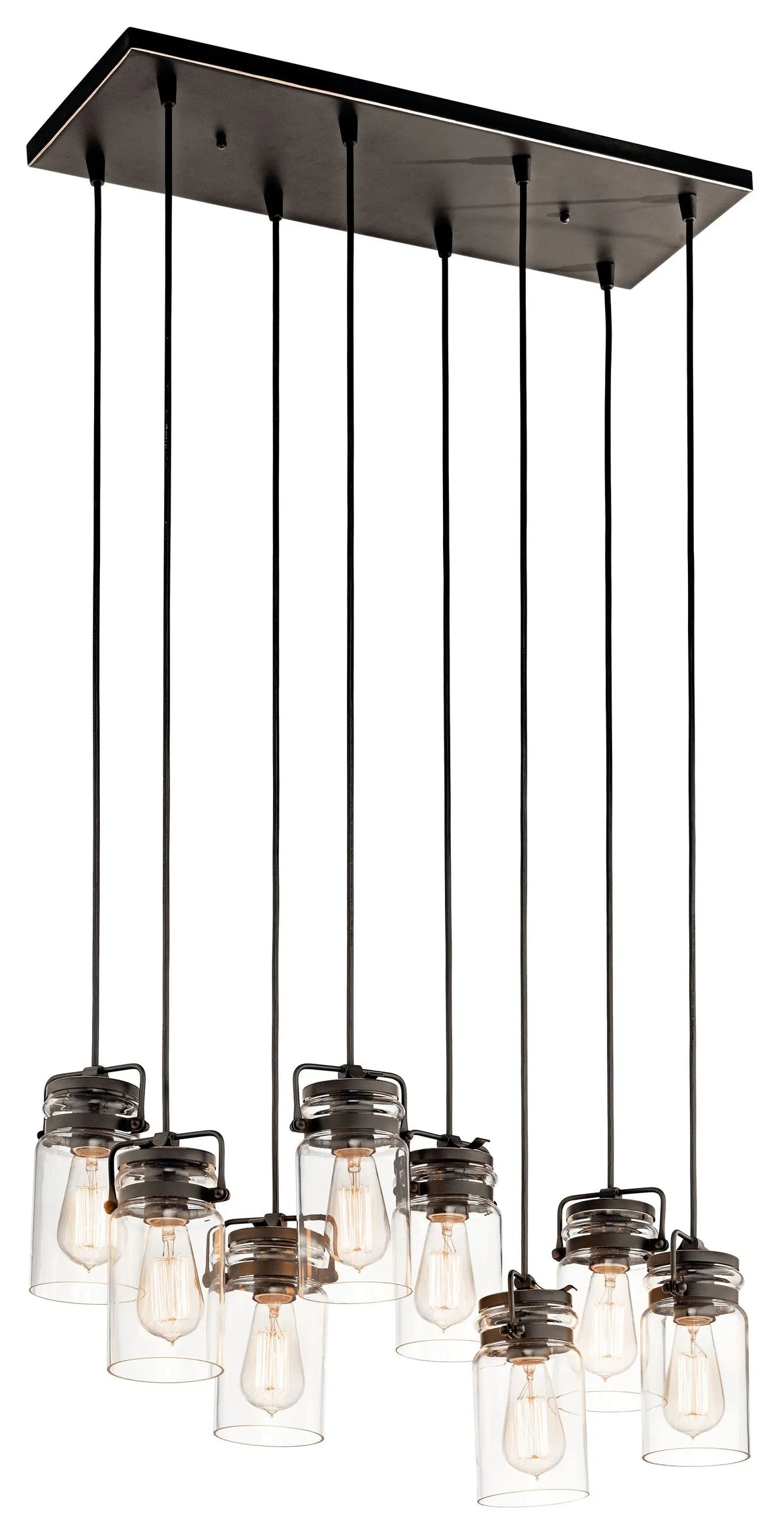 Brinley Linear Chandelier 8Lt