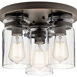 Brinley Flush Mount 3Lt