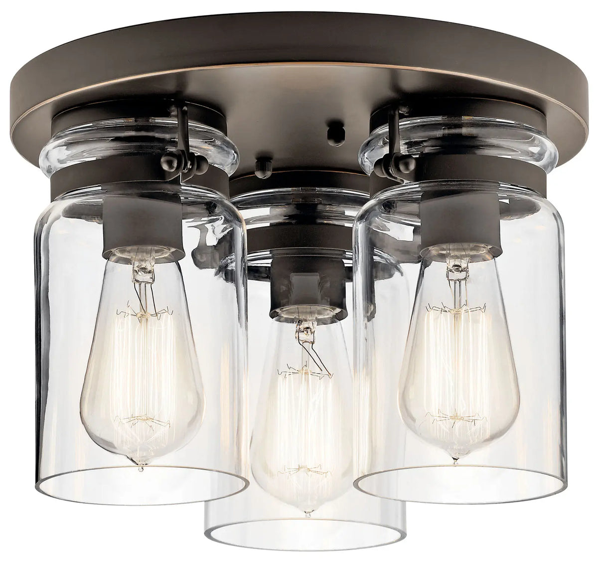 Brinley Flush Mount 3Lt