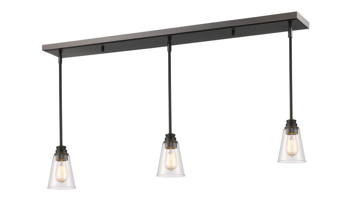 Annora 3 Light Linear Chandelier
