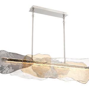 Grotto 58" Integrated LED Linear Chandelier