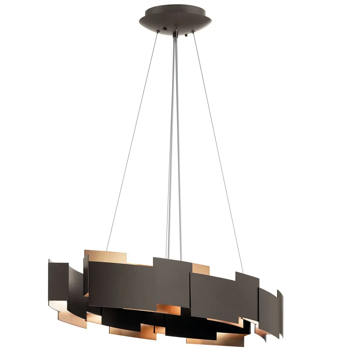 Moderne Oval Chandelier/Pendant LED