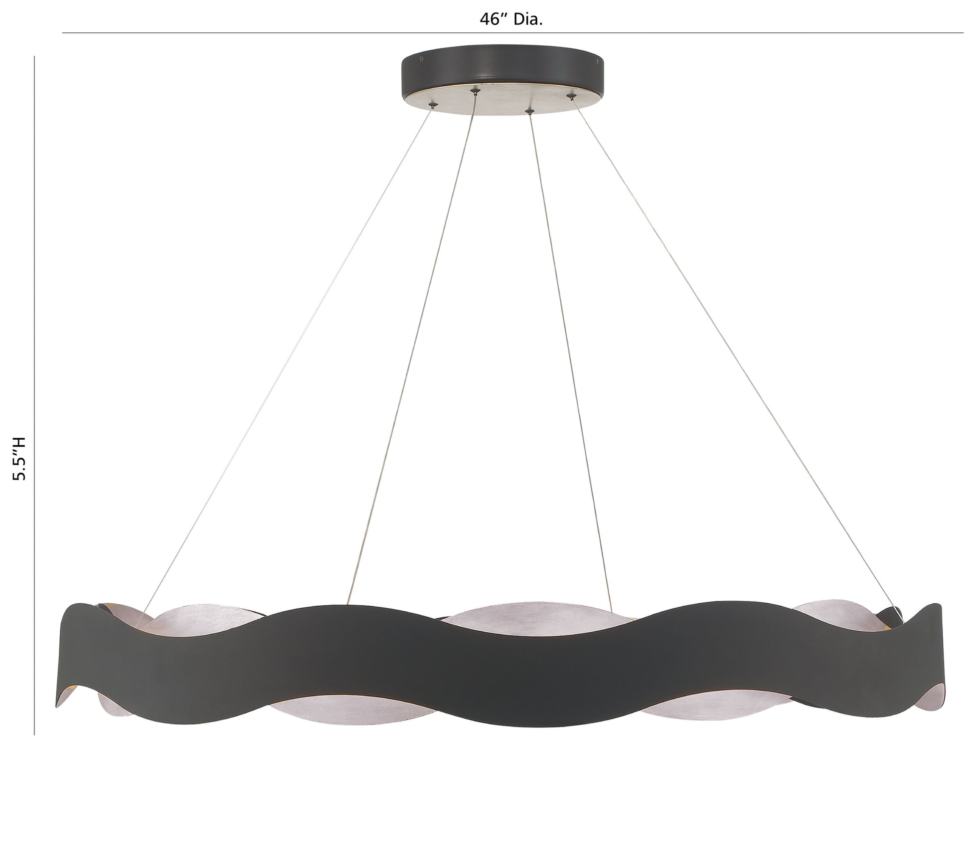 Vaughan 46" Integrated LED Chandelier
